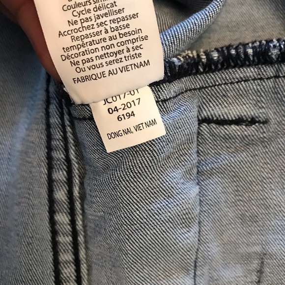 LuLaRoe Jaxon Denim Jean Jacket Womens Small 6 8 Blue Embroidered Back Panel - Picture 11 of 11